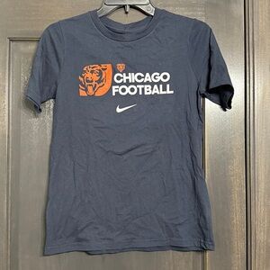 Nike NWT Chicago Bears T-shirt Youth Size M Blue Short Sleeve‎